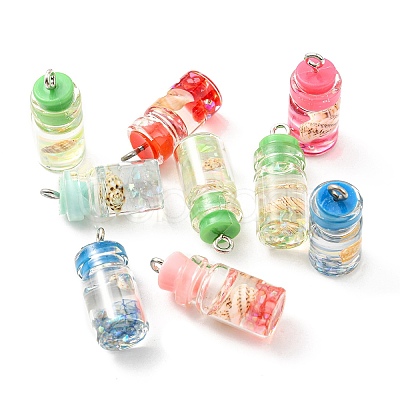 Translucent Resin Pendants RESI-D067-01C-1