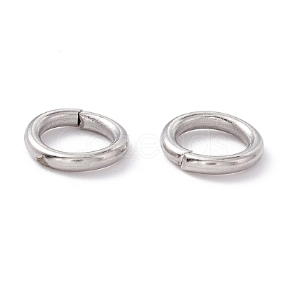 Non-Tarnish 304 Stainless Steel Jump Rings STAS-C040-01H-P-1