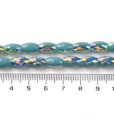 AB Color Plated Electroplate Beads Strands EGLA-H104-03F-1