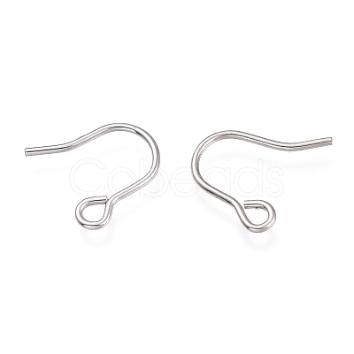 Tarnish Resistant 304 Stainless Steel Earring Hooks STAS-O135-04B-1