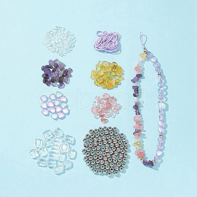 DIY Stretch Bracelet Making Kit DIY-FS0003-86-1