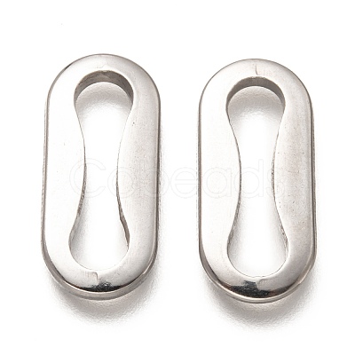 Non-Tarnish 201 Stainless Steel Linking Rings STAS-Z031-02P-1