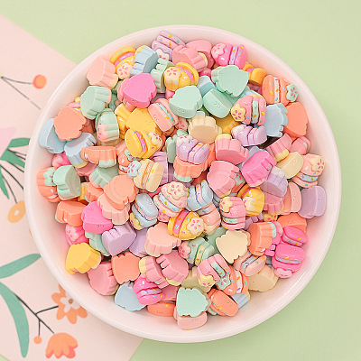 Opaque Resin Imitation Food Decoden Cabochons RESI-K027-12-1