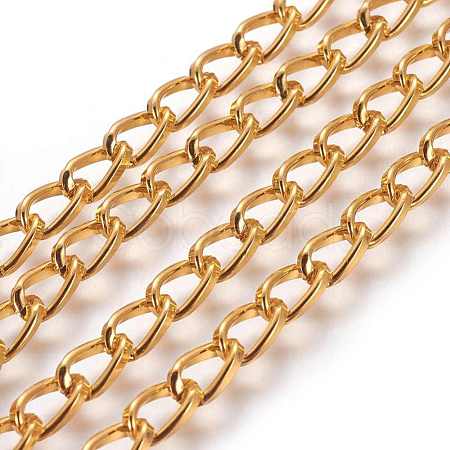 Aluminium Twisted Chains Curb Chains X-CH001Y-29-1