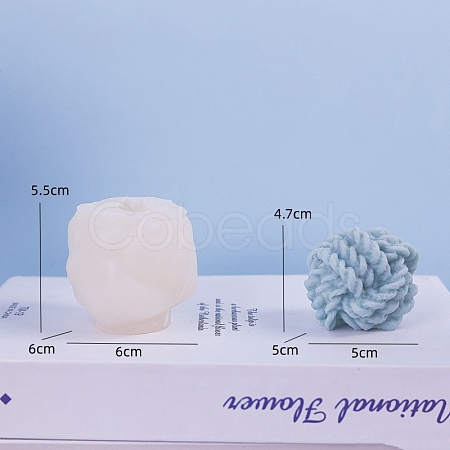 Wool DIY Food Grade Silicone Candle Molds PW-WG20541-01-1