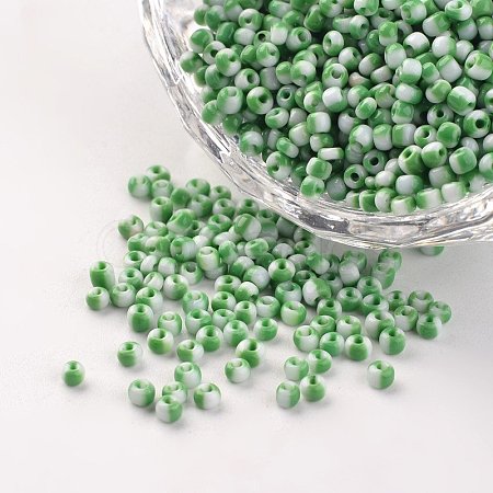 12/0 Opaque Colours Seep Glass Beads SEED-M008-C49-1