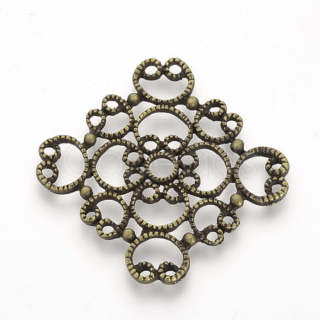 Tibetan Style Alloy Chandelier Components X-TIBE-S307-64AB-1