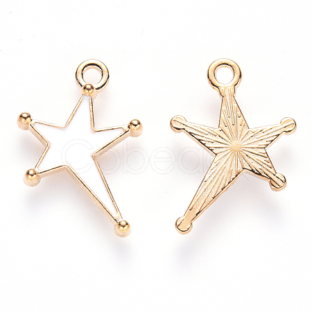 Alloy Enamel Pendants ENAM-S121-026-1