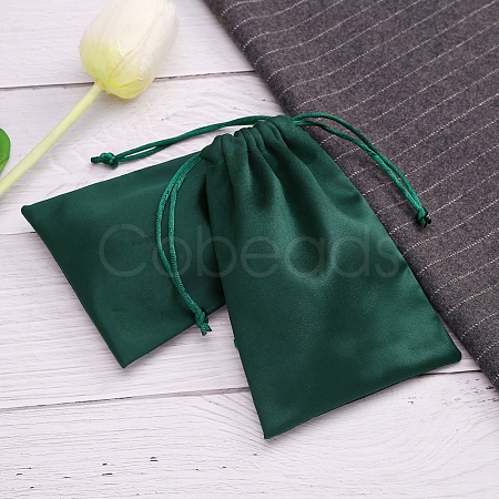Rectangle Velvet Drawstring Bags PW-WG89710-02-1