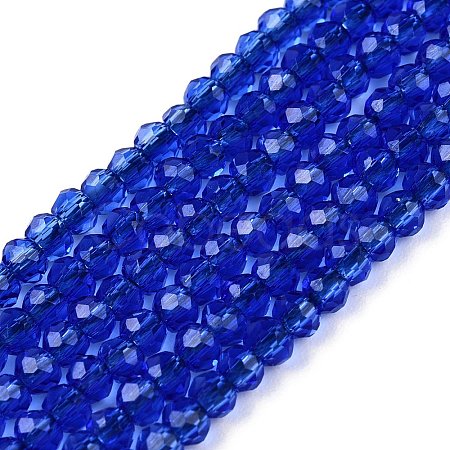 Glass Beads Strands EGLA-T021-01C-1