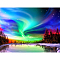 DIY Sky Scenery Diamond Painting Kits, including Resin Rhinestones, Diamond Sticky Pen, Tray Plate and Glue Clay, Colorful, 300x400mm