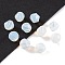 Glass K9 Glass, Imitation Austrian Crystal Beads, Faceted, Nugget, White, 8x8mm, Hole: 1mm