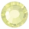 Preciosa&reg Crystal Hotfix Flatback Stones, Czech Crystal, Round(438 11 612 Chaton Rose VIVA 12 &reg), Jonquil, SS10(2.7~2.9mm)