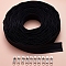 Nylon Zipper Tape, with Zipper Sliders, for DIY Sewing Tailor Craft Bag, Black, 32x6mm