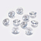 Faceted Glass Rhinestone Charms, Imitation Austrian Crystal, Cone, Blue Shade, 12x6mm, Hole: 1.5mm