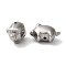 Non-Tarnish 304 Stainless Steel Beads, Pig, Stainless Steel Color, 10x16x7.5mm, Hole: 1.2mm