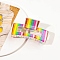 Plastic Claw Hair Clips for Women Girls, Rainbow, 85x48x40mm