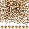 SUNNYCLUE 200Pcs PVD Vacuum Plating 304 Stainless Steel Spacer Beads, Round, Golden, 3x2mm, Hole: 1.6mm