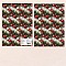 5 Sheets Background Pattern Paper Scrapbooking Paper, Christmas Bell, 420x297mm