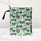 Canvas Cloth Book Sleeve with Zipper & Front Pocket, Printed Book Protector Washable Fabric Book Covers for Book Lovers, Sloth, 30x25cm