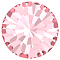 Preciosa&reg MAXIMA Crystal Round Stones, Czech Crystal, Dura Foiling, Round(431 11 615 Chaton), 70020 Light Rose, SS6/PP13(1.9~2.1mm)