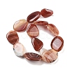 Natural Striped Agate/Banded Agate Beads Strands G-Z061-C09-03-3