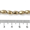 Electroplated Strong Magnetic Synthetic Hematite Beads Strands G-P518-02D-4