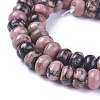 Natural Rhodonite Beads Strands G-F642-03-3