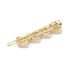 Alloy Hair Barrettes PHAR-Z003-07LG-3