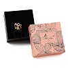 Flower Print Cardboard Paper Jewelry Storage Boxes CON-P022-01B-3