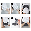   5 Pairs 5 Colors Anti Skid Synthetic Rubber Shoes Bottom Heel Sole FIND-PH0006-53B-4