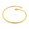 Ion Plating(IP) 304 Stainless Steel Cuff Bangles BJEW-P331-10G-1