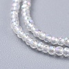 Electroplate Glass Beads Strands EGLA-F149-AB-01-3