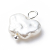 ABS Plastic Imitation Pearl Pendants PALLOY-JF01876-04-3