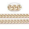 Aluminum Faceted Curb Chains CHA-N003-39KCG-2