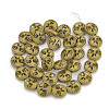 Electroplate Non-magnetic Synthetic Hematite Beads Strands G-N0322-05L-2