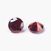 Cubic Zirconia Pointed Back Cabochons ZIRC-WH0001-B07-2