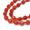 Natural Carnelian Beads Strands G-O201B-17-3