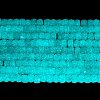 Synthetic Luminous Stone Beads Strands G-C086-01A-07-5