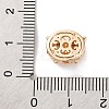 Rack Plating Brass Micro Pave Cubic Zirconia Beads KK-Z082-14G-3