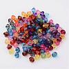 Faceted Bicone Transparent Acrylic Beads DBB18MM-2