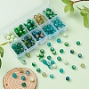 10 Style Spray Painted & Drawbench Transparent & Baking Painted Glass Beads GLAA-YW0001-26E-6