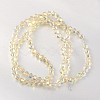 Faceted Bicone Glass Beads Strands X-EGLA-P017-4mm-14-1
