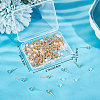 Beebeecraft 100Pcs Brass Ball Stud Earring Post KK-BBC0004-69-6