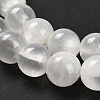 Natural White Jade Beads Strands G-B128-A02-04-5