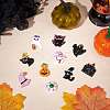 SUNNYCLUE 20Pcs 10 Style Halloween Theme Opaque Resin Cabochons RESI-SC0001-63-4