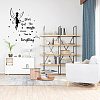 Rectangle with Word PVC Wall Stickers DIY-WH0228-189-4