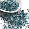 Spray Painted Glass Seed Beads SEED-A034-01E-1