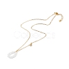 Brass Cubic Zirconia Pendant Necklace NJEW-JN03531-01-2