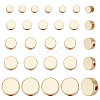 BENECREAT 50Pcs 5 Styles Rack Plating Brass Spacer Beads KK-BC0012-59-1